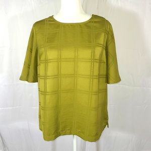 Green flowy blouse, size L, A New Day